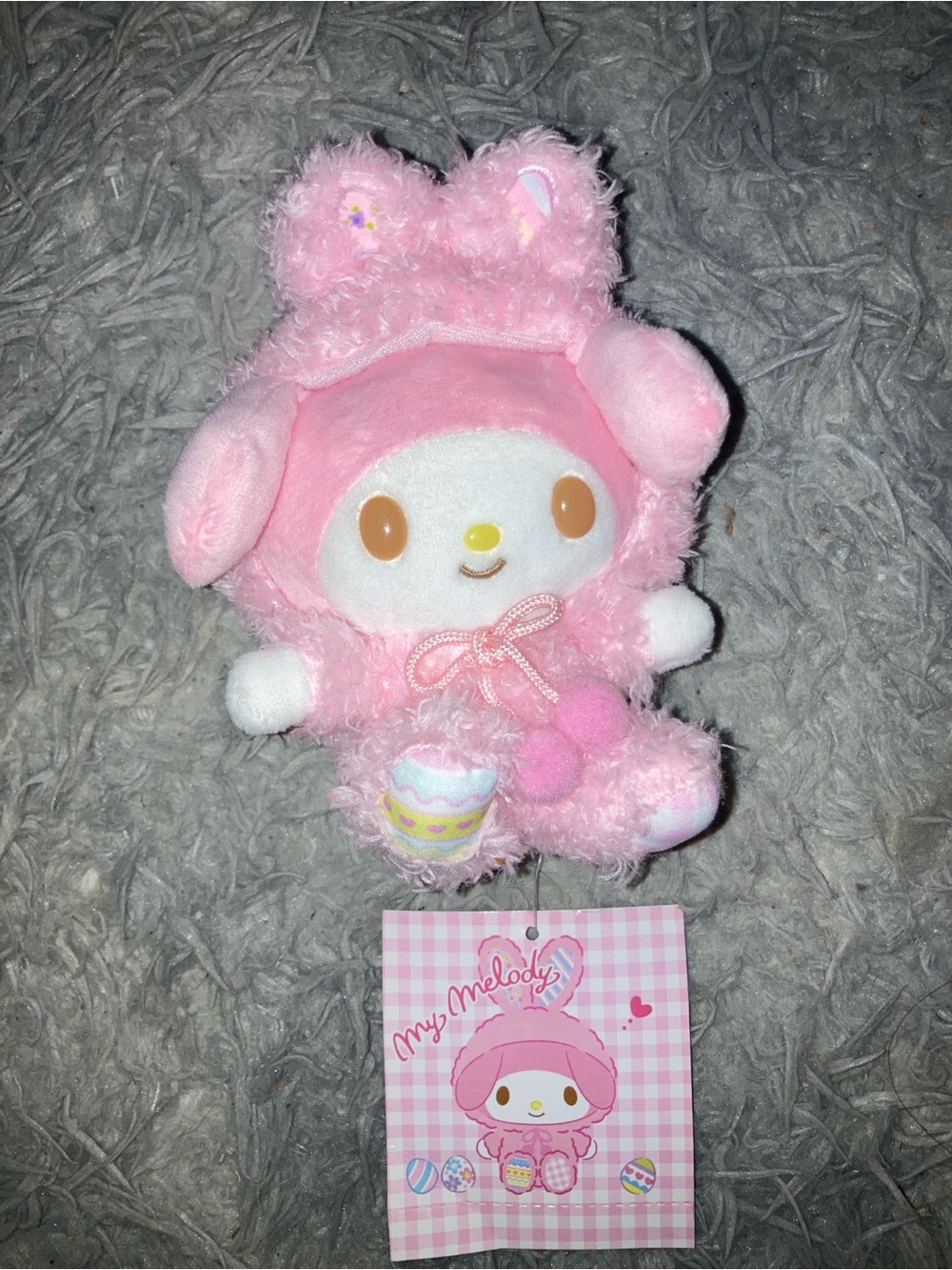 Sanrio Pink My Melody Fluffy Easter Plush